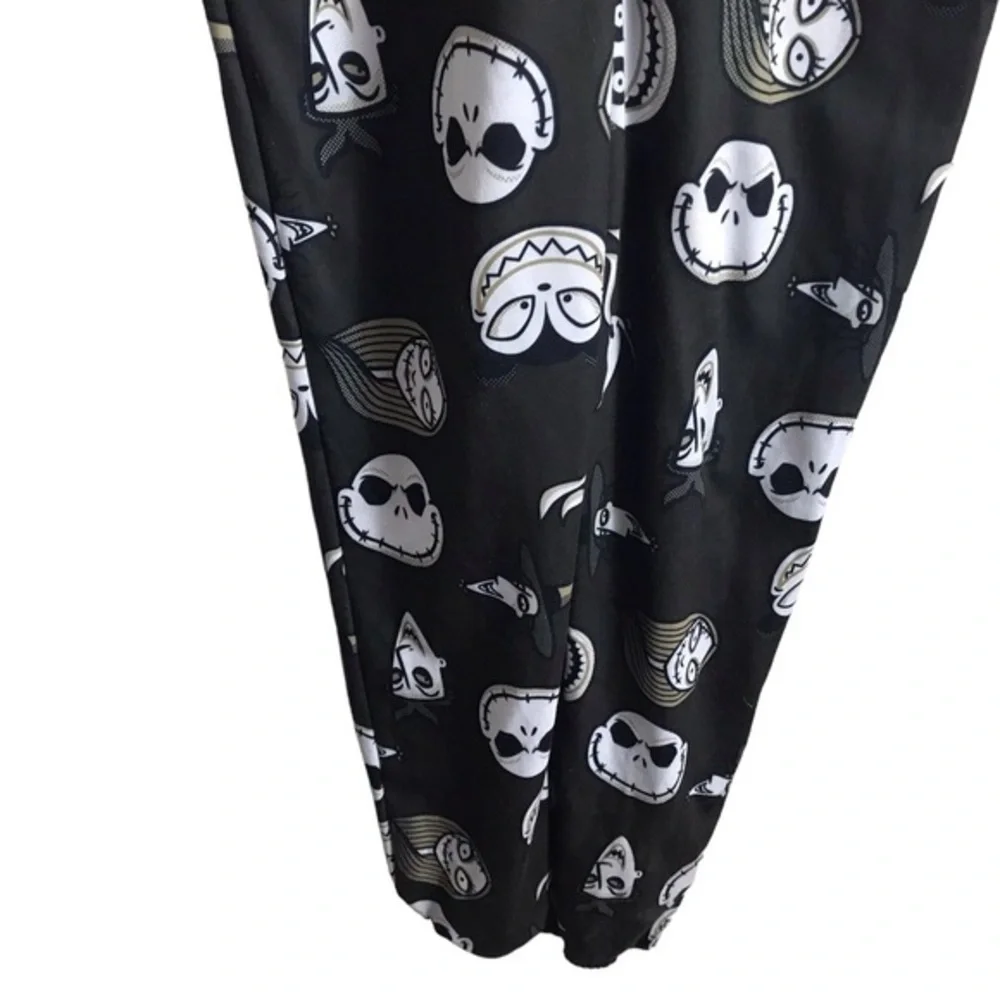 Disney Nightmare Before Christmas Large Hooded Footed One Piece Pajamas Relaxed‎ - Picture 6 of 8